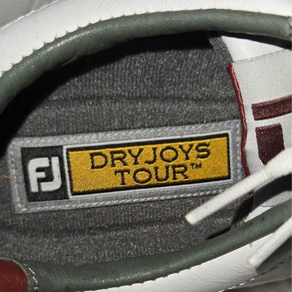 FootJoy DryJoys Tour Men\'s Golf Shoes 8.5 M Leather Lace Up White 53503 main image 12